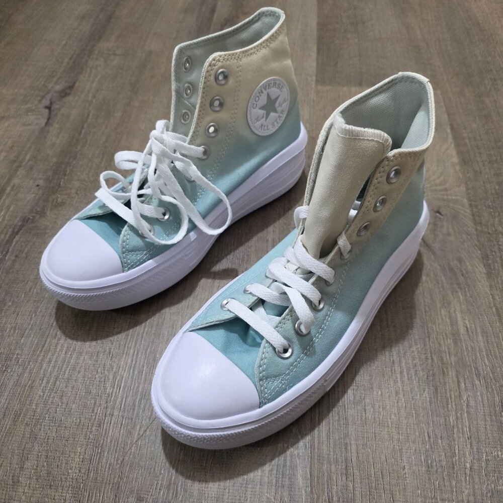 Converse Chuck Taylor All Star Lift Platform High Top Women’s 8 Mint Cream 57289